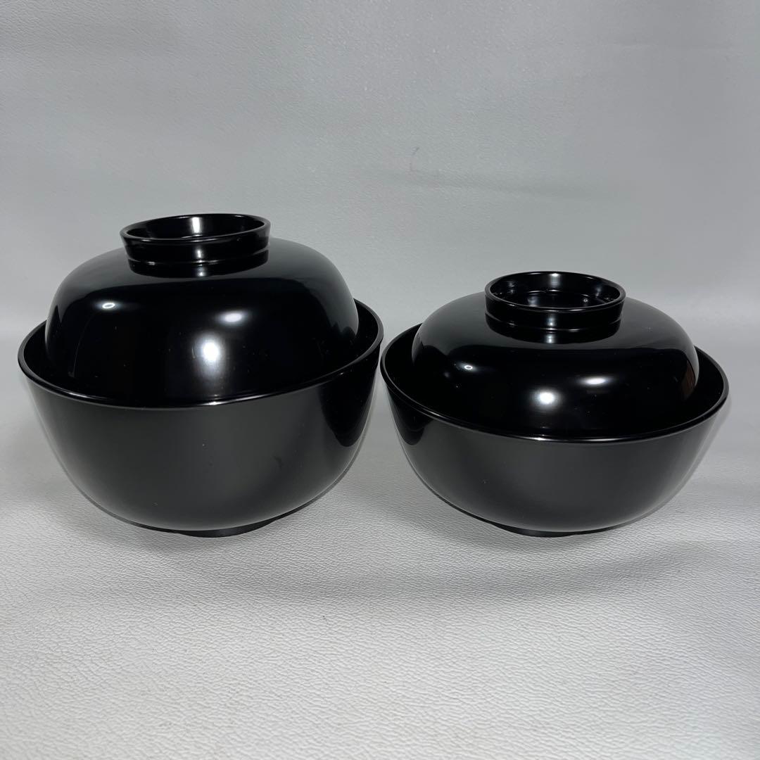 木製　真塗　四つ椀　五客揃　茶道具茶懐石