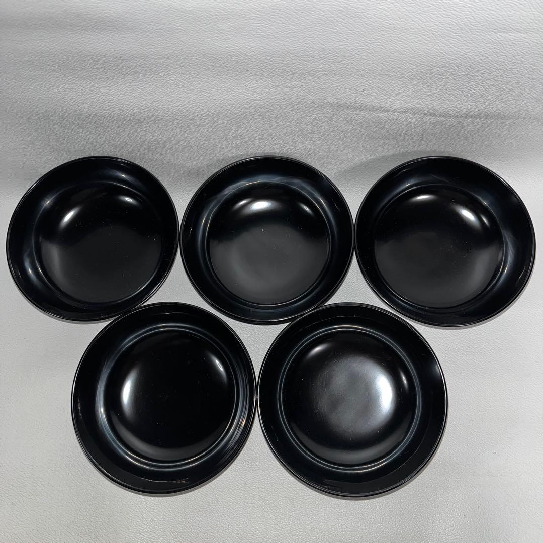 木製　真塗　四つ椀　五客揃　茶道具茶懐石