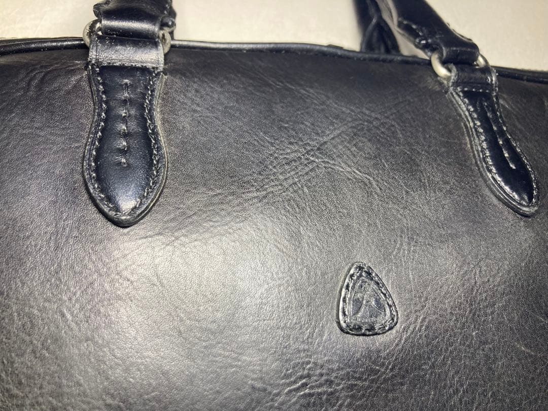 【美品】fujitaka『JADE LEATHER』ビジネスバッグ 黒