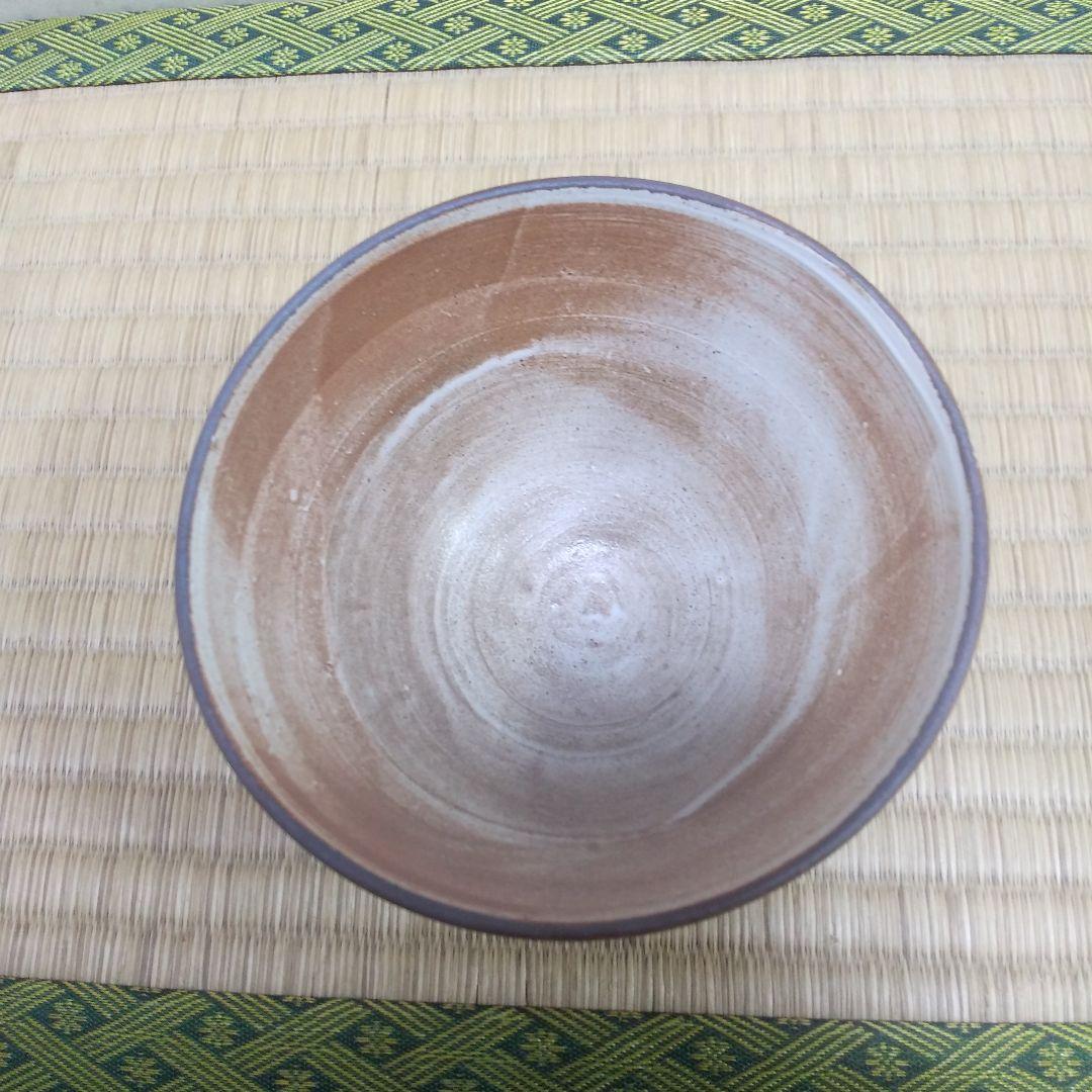 茶道具  十牛図 「尋牛」鐵絵  茶盌 信楽壺中窯  保庭楽入  造