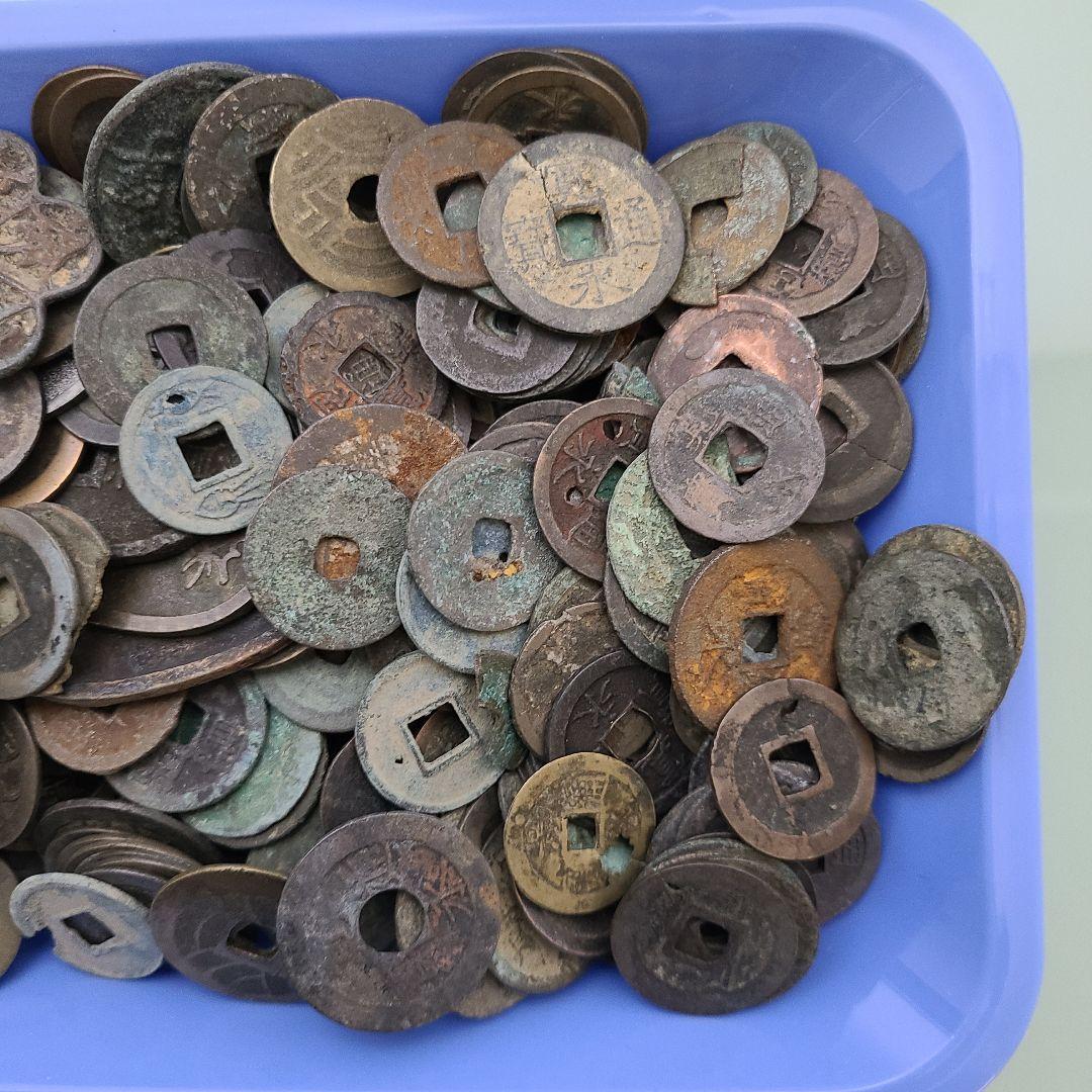 O*E様 古銭　穴銭まとめ 寛永通宝 天保通宝 文久永宝など　1000グラム