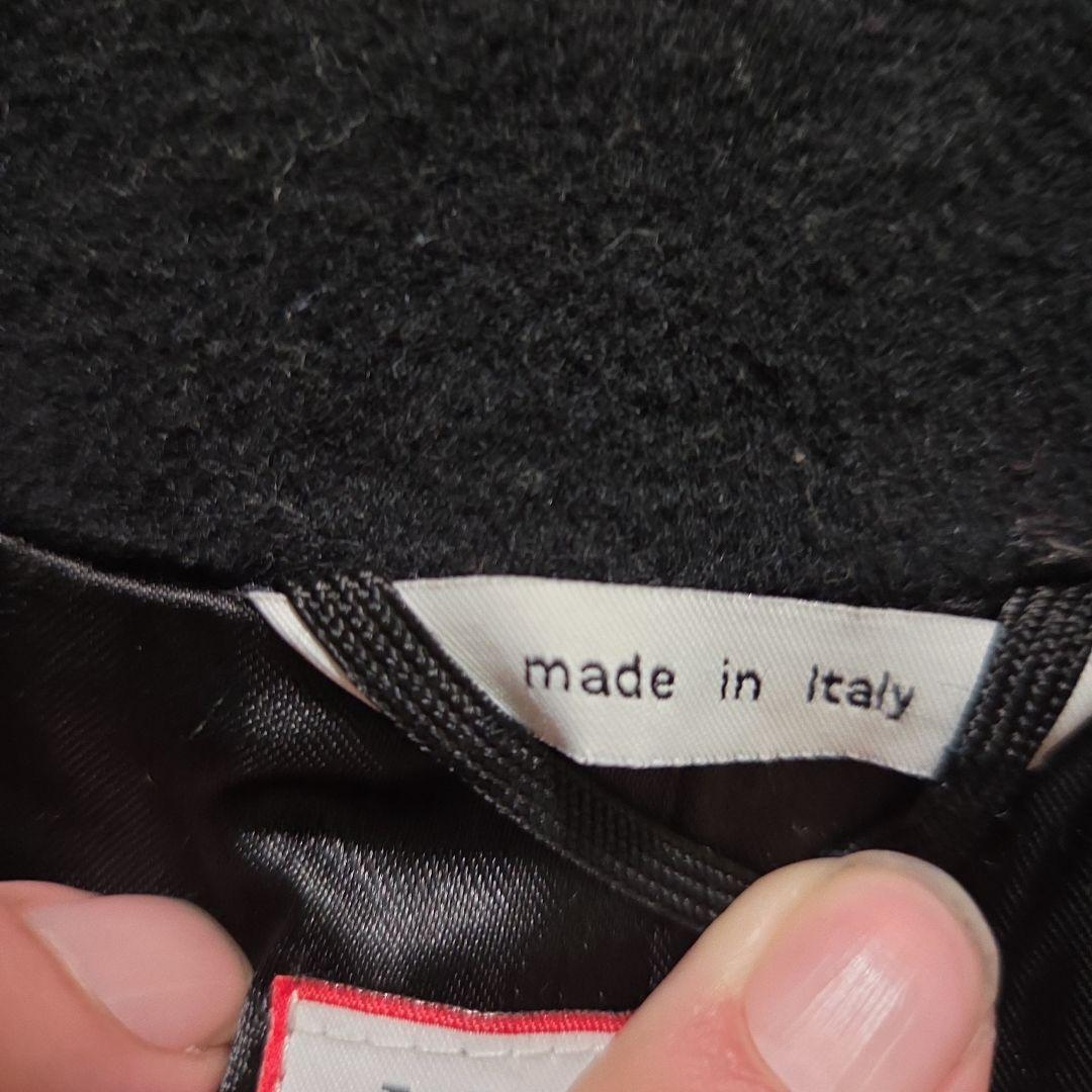 MAX&Co アンゴラ混 チェスターコート Aライン ブラック M相当 ベルト