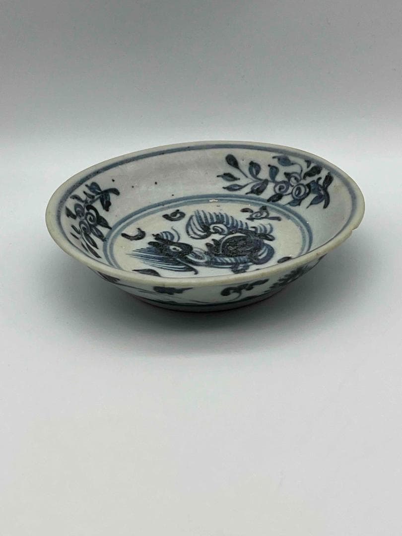 RITAO CHAN公式アカウント10　明時古染付皿唐物時代物(F-82)