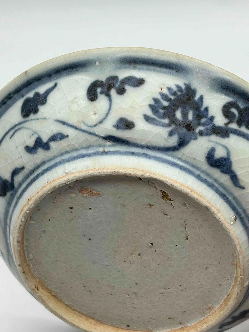 RITAO CHAN公式アカウント10　明時古染付皿唐物時代物(F-82)