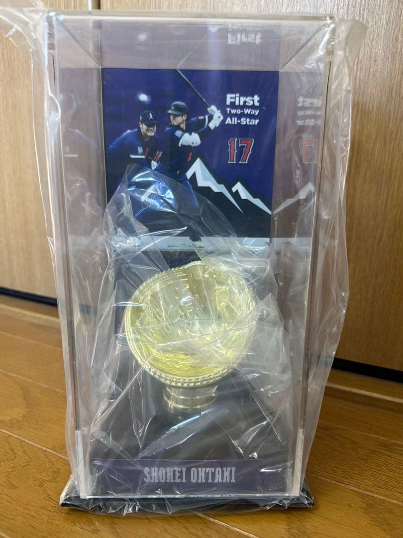 大谷翔平 2021 MLB初の二刀流オールスター記念 ボールディスプレイケース