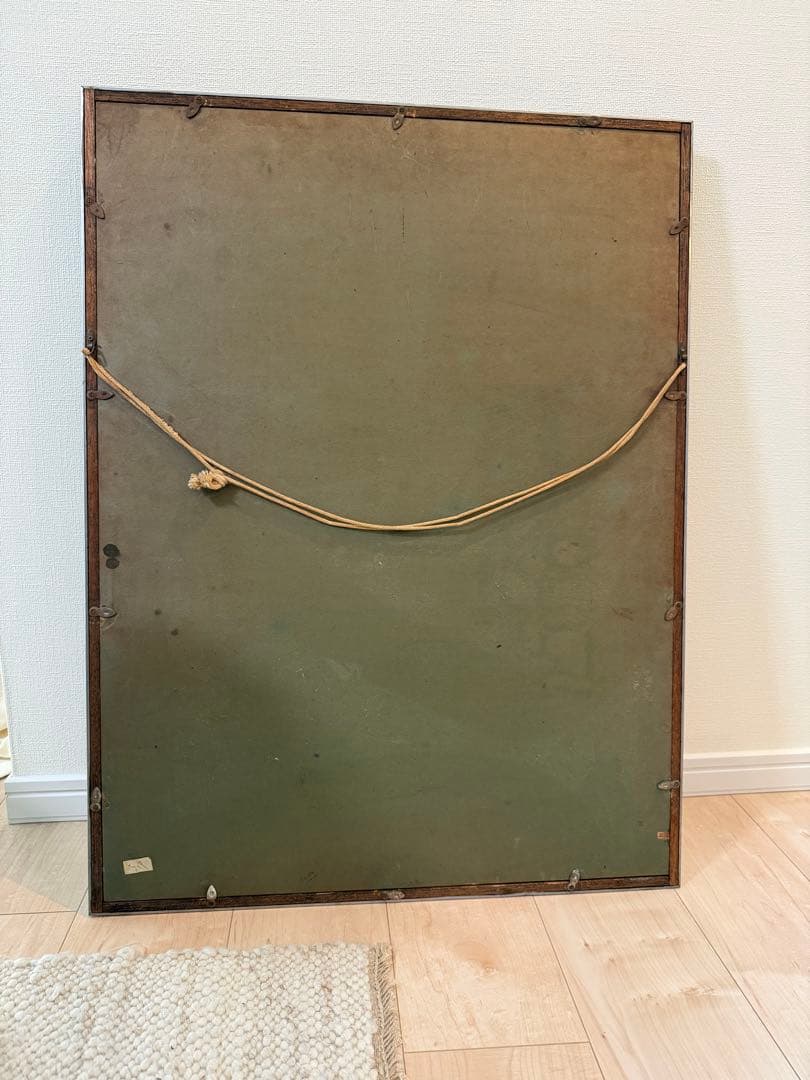 藤田嗣治Tsuguharu Foujita 猫を抱く少女 版画 額装#202-1