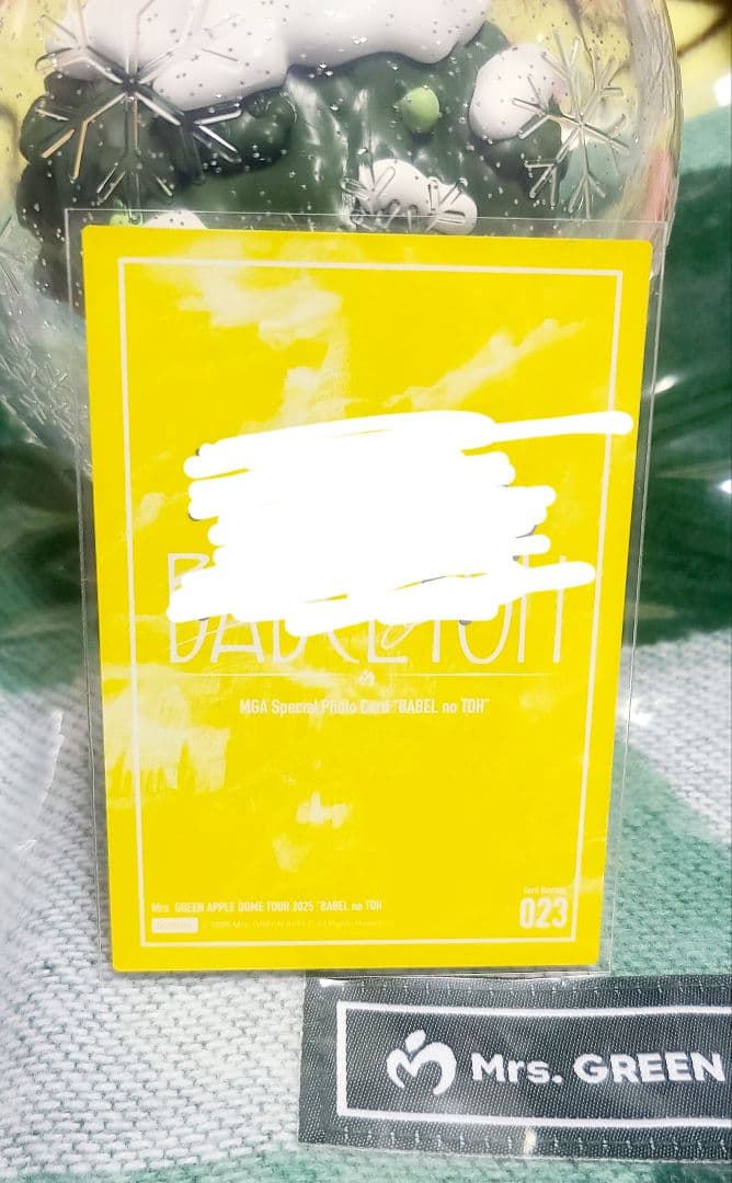 み*様 Mrs. GREEN APPLE 大森元貴さん 直筆サイン フォトカード