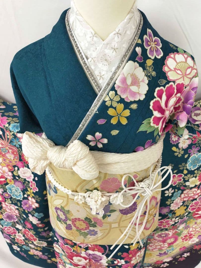 はんぺんさま　美品　正絹　振袖　3点セット