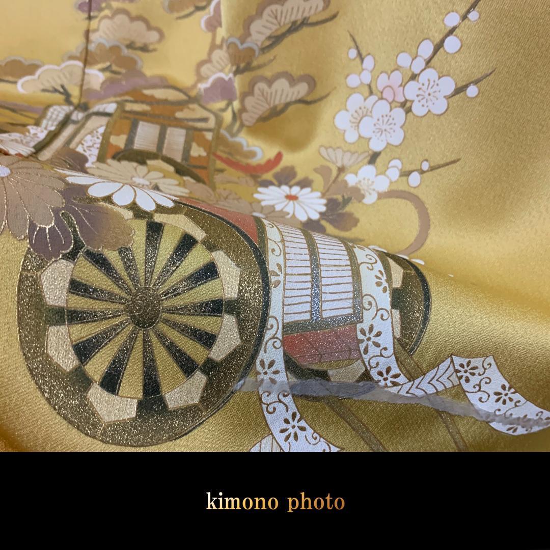 【新品、未使用】正絹【極上逸品】トールサイズ【本金彩手描き友禅】訪問着フルセット