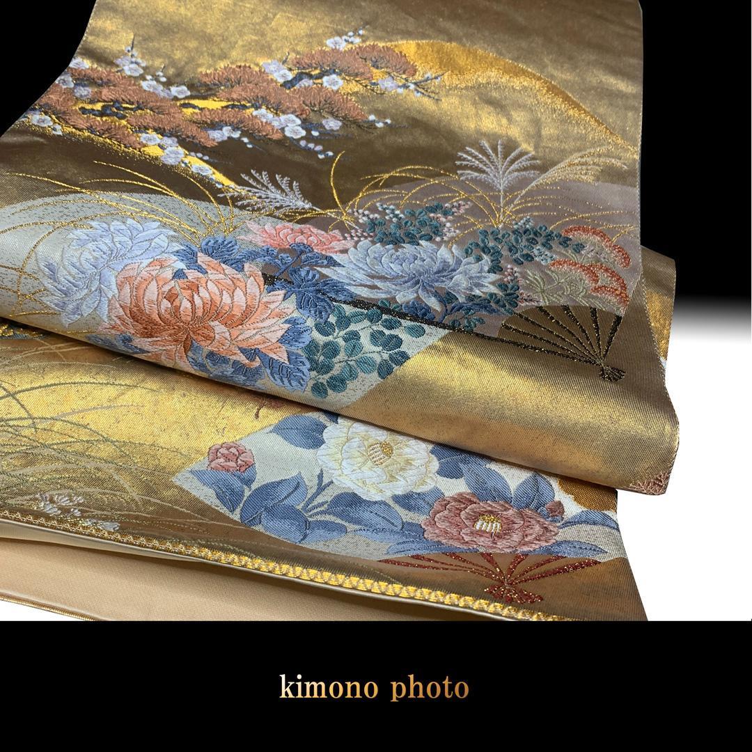 【新品、未使用】正絹【極上逸品】トールサイズ【本金彩手描き友禅】訪問着フルセット