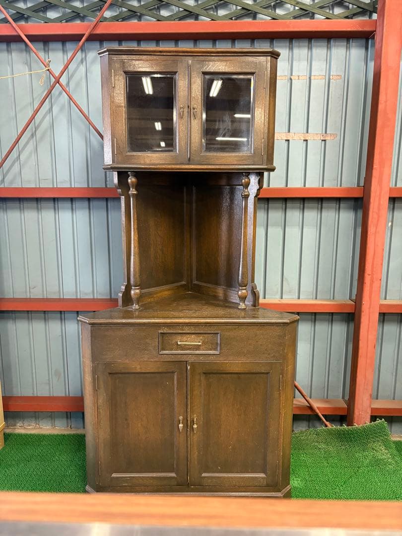 コーナーキャビネット　ヴィンテージ　アンティーク