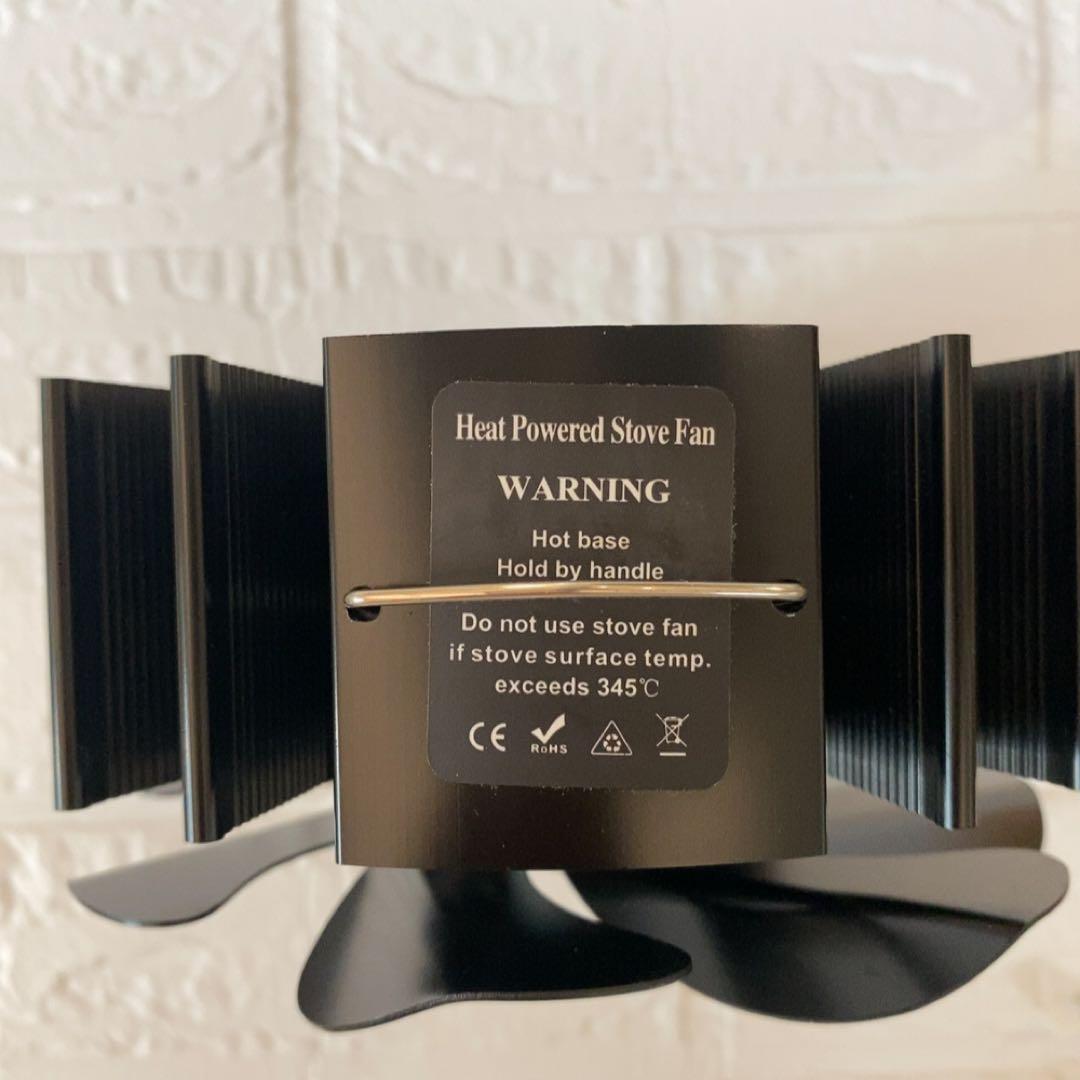 50★ストーブファン 7枚羽根ストーブファン 自己加熱ストーブファン