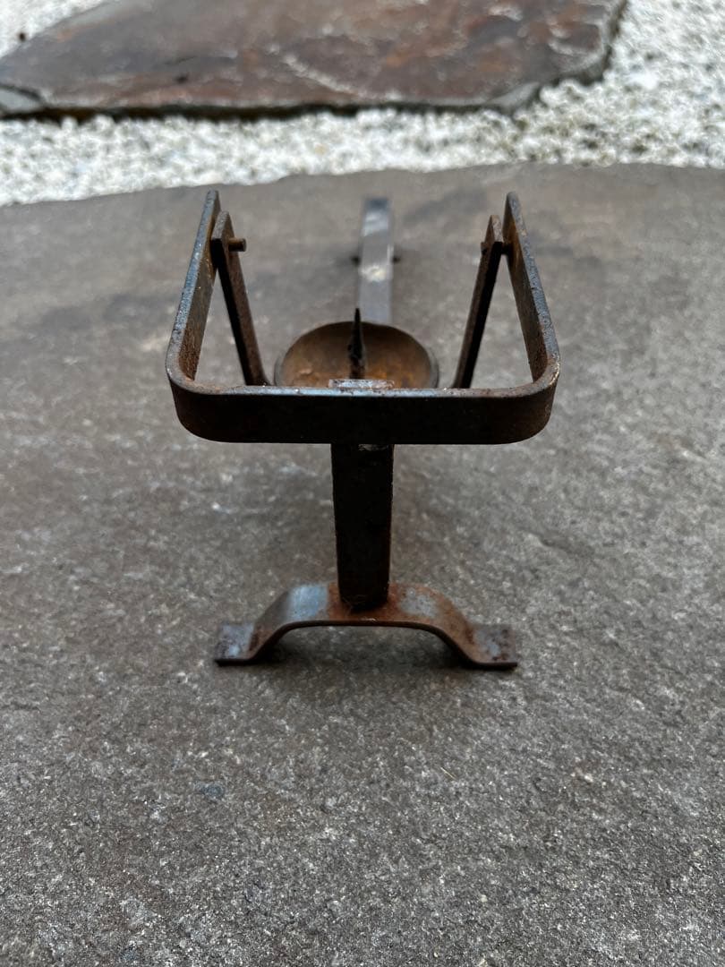 鉄製 振り子燭台 蝋燭立 手燭台 2点セット アンティークキャンドルスタンド