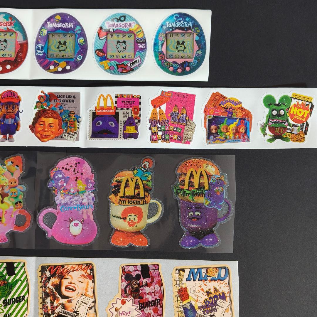 ⑪ アメステ ロール 切り売り シール シール交換 シール帳