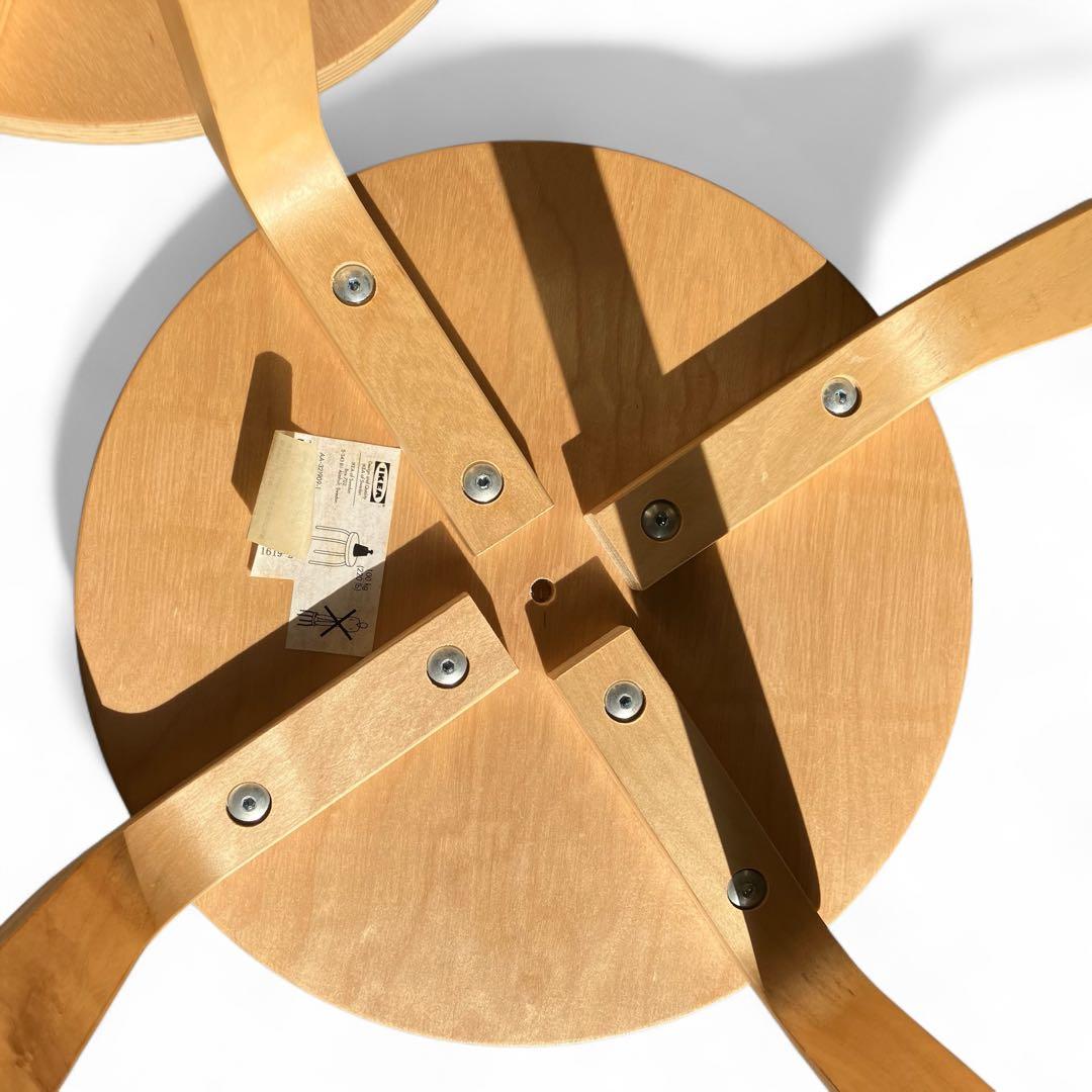 ずん様　　IKEA イケア　フロスタ　スツール　2脚　 スタッキングチェア