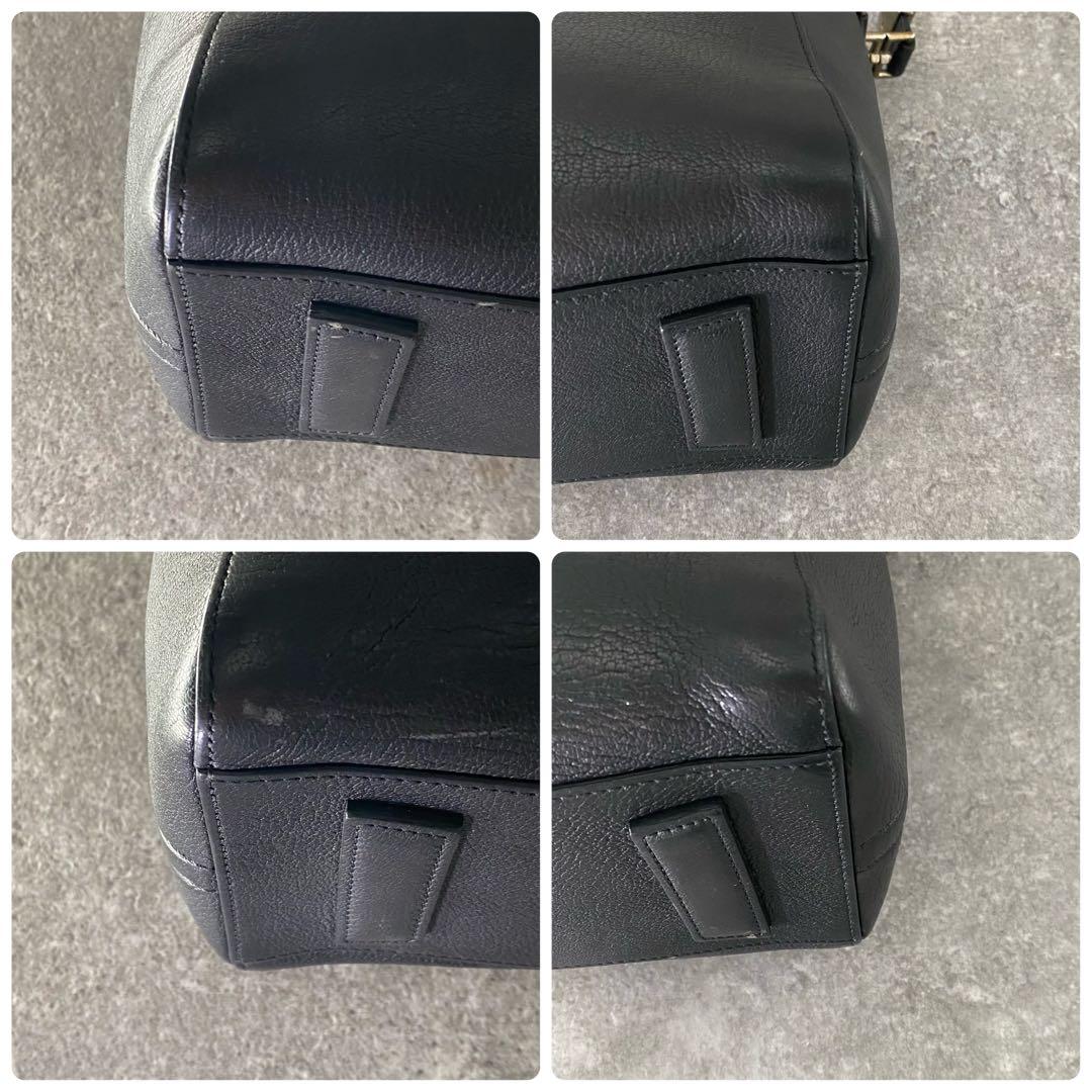 ジバンシィ アンティゴナ ハンドバッグ ショルダーバッグ 2way レザー 黒