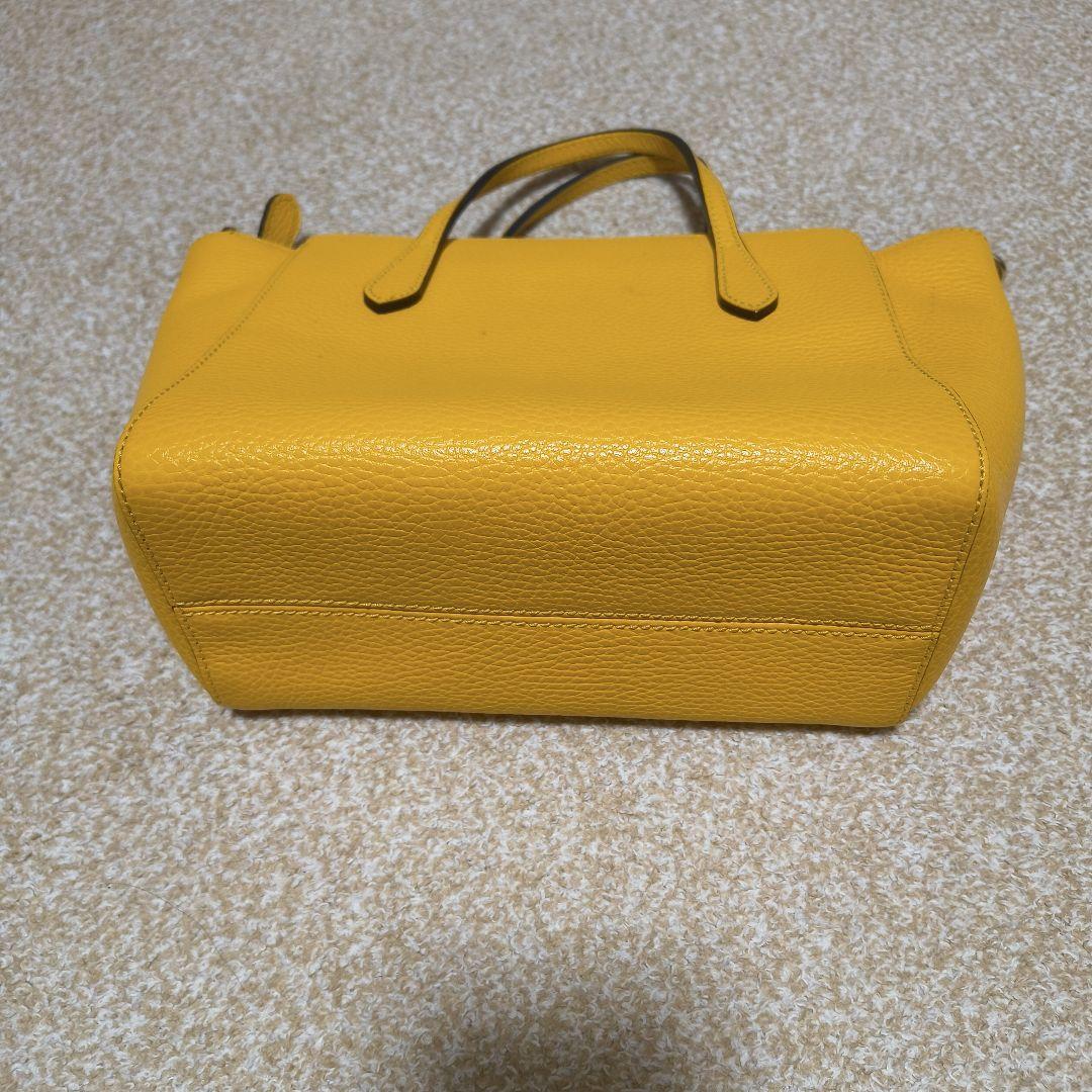 Gucci スウィング ミニ ハンドバッグ 2wax ショルダーバッグ イエロー