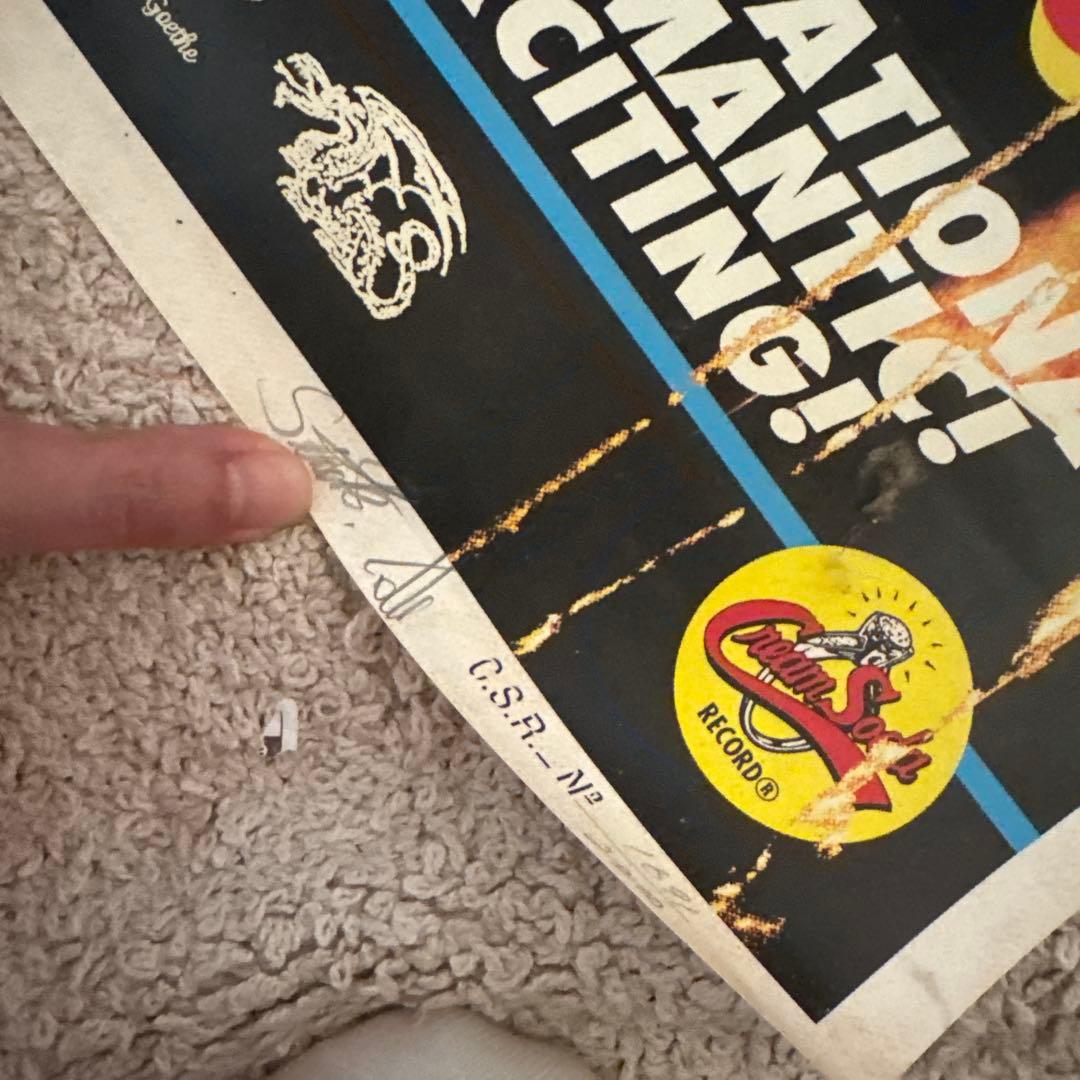 Black Cats サイン入りポスター　ブラックキャッツ　クリームソーダ