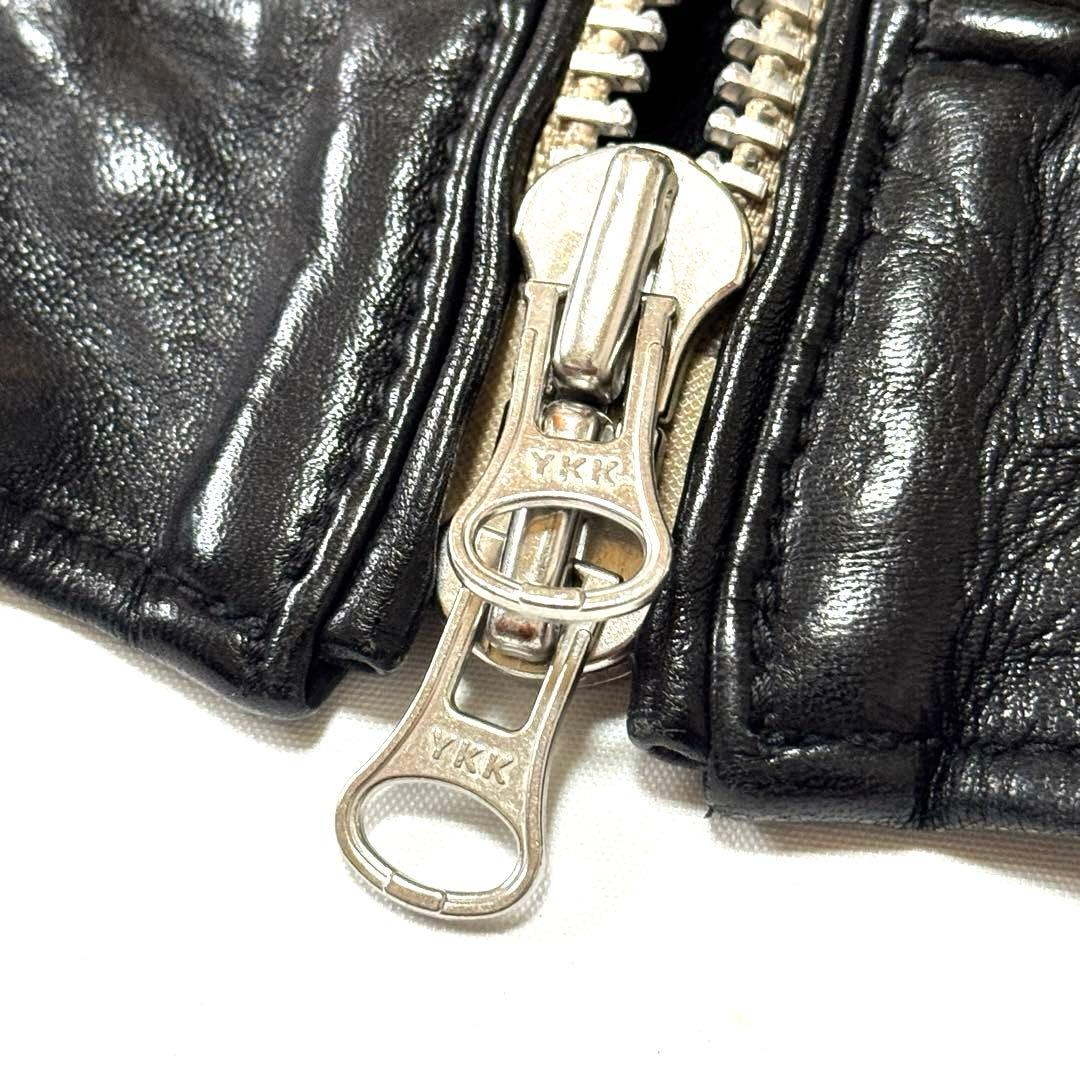 NANO&Co ナノユニバース 羊革 レザージャケット ライダース キルティング