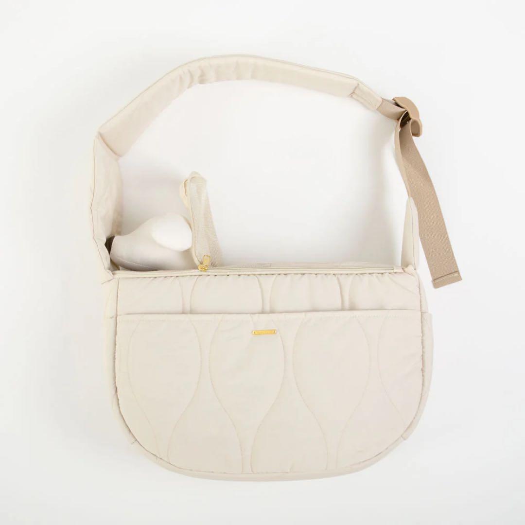 モンシェリ moncheri キルティングスリング メッシュカバー付