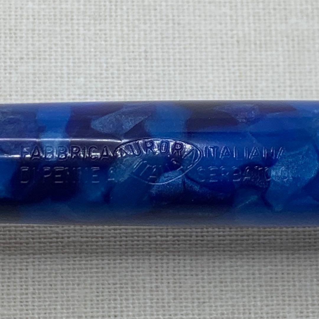 アウロラ　オプティマ　万年筆 14K EF（極細字） ブルーCT