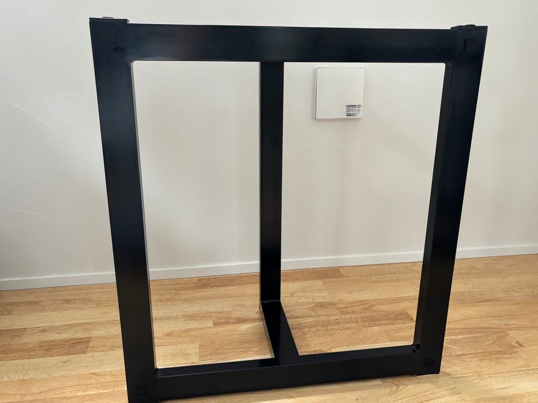 【葉山家具】一枚板テーブル　アイアン　脚　T字