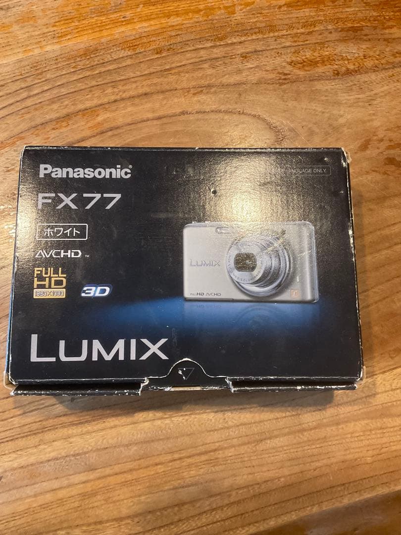 Panasonic LUMIX FX DMC-FX77-W 保護フィルム3枚付き