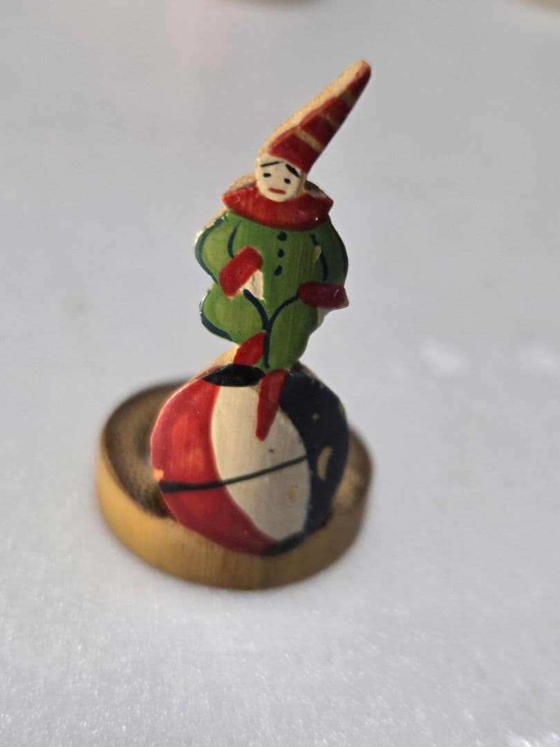 珍品　レトロな 竹細工人形５体　アンティーク