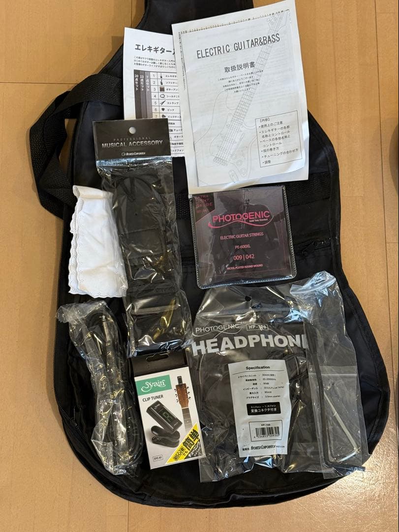 【極美品】SELDER エレキギター　STC-04 マットブラック　黒