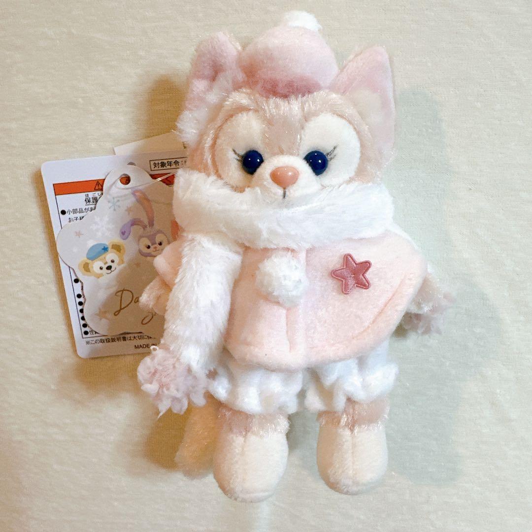 新品未使用】ディズニー ダンシングスノーフレークス リーナベル ぬいぐるみバッジ