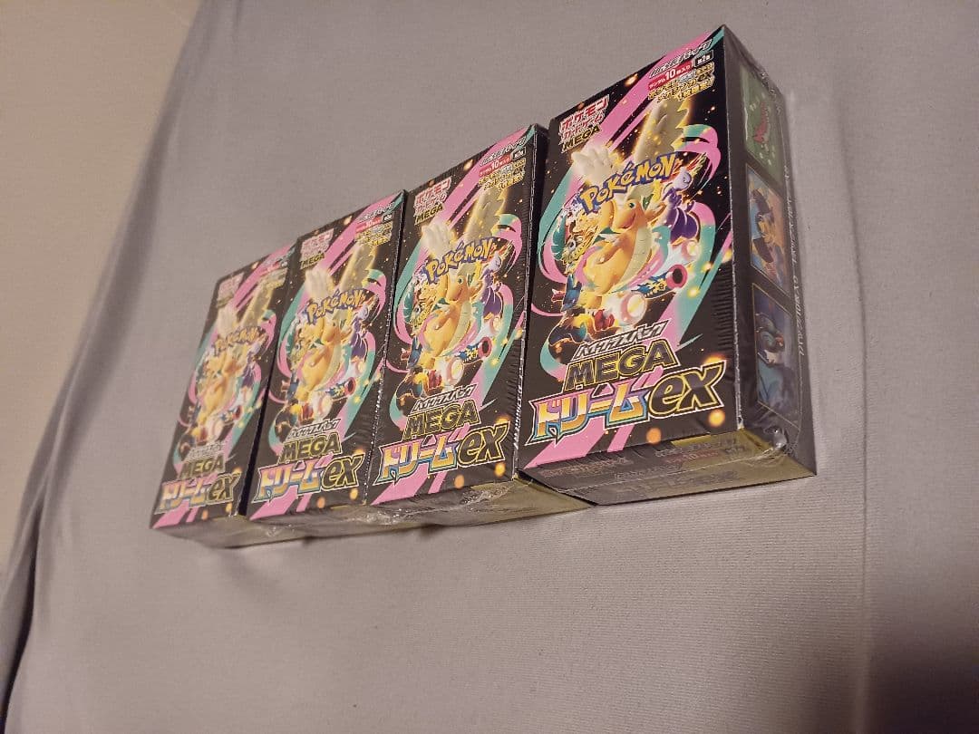 ポケモンカード MEGAドリームEX 4BOX シュリンク付き
