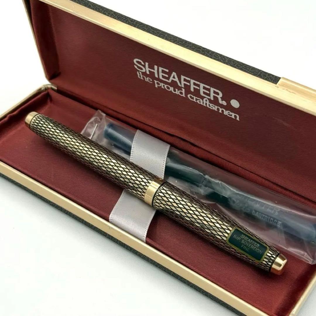 SHEAFFER シェーファー 万年筆 ソボリン ゴールドフィルド 14K