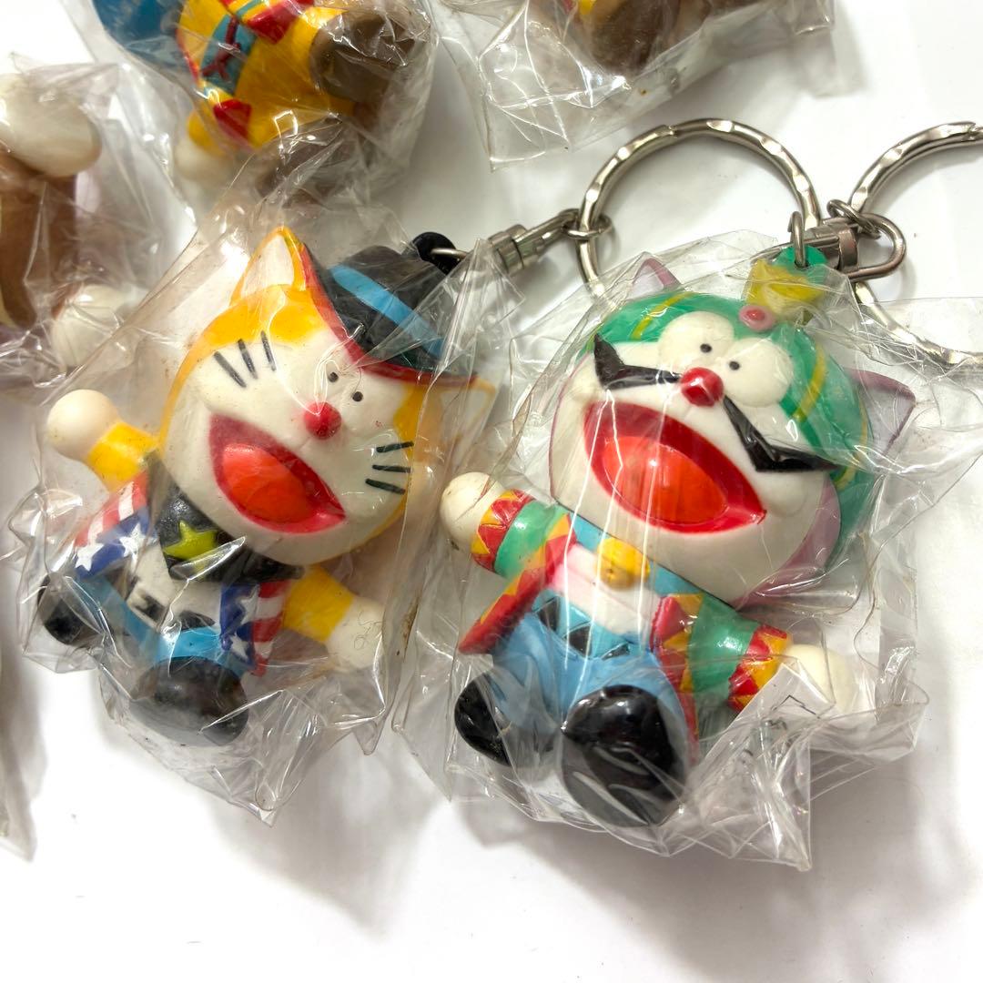 ６個まとめて　ドラえもんズ　ソフビ　キーホルダー　未開封　レトロ