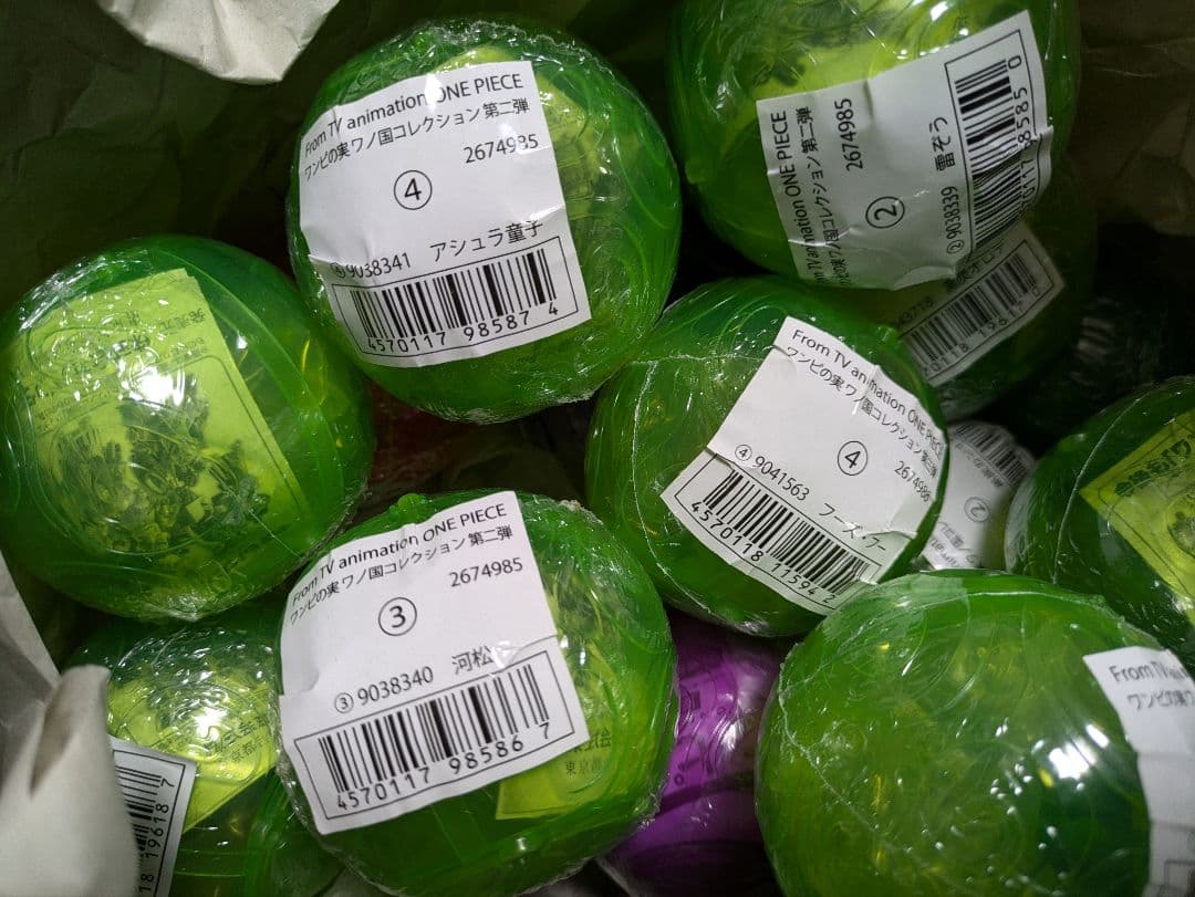 未開封　ワンピの実　ワノ国　シャンクス　マルコ　ワンピース　フィギュア　カード