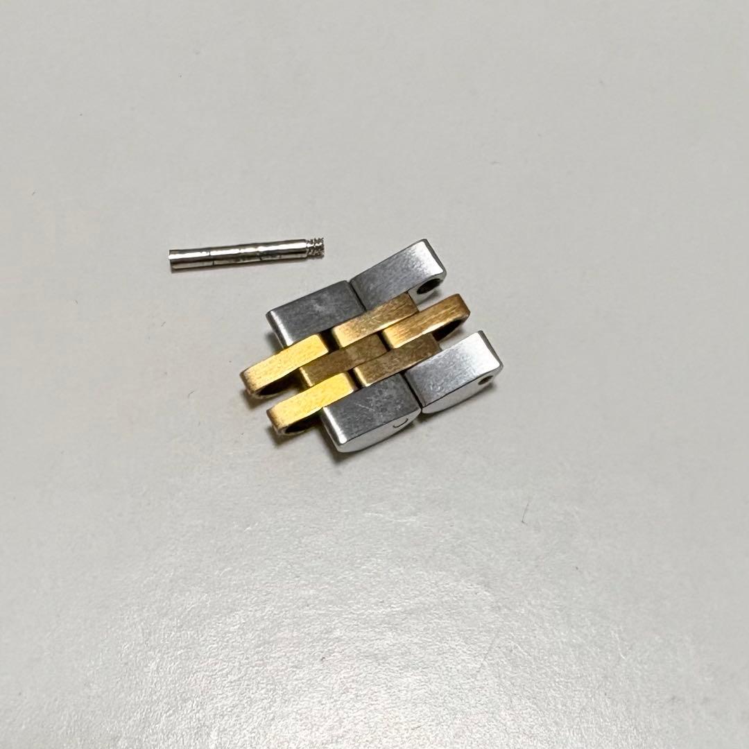 ロレックス デイトジャスト 69173用 余りコマ 2駒 SS×YG コンビ