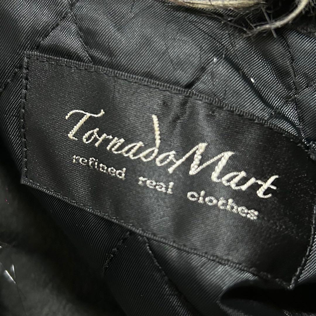 Tornado mart ベロア フェイクムートン ファー ライダース お兄系