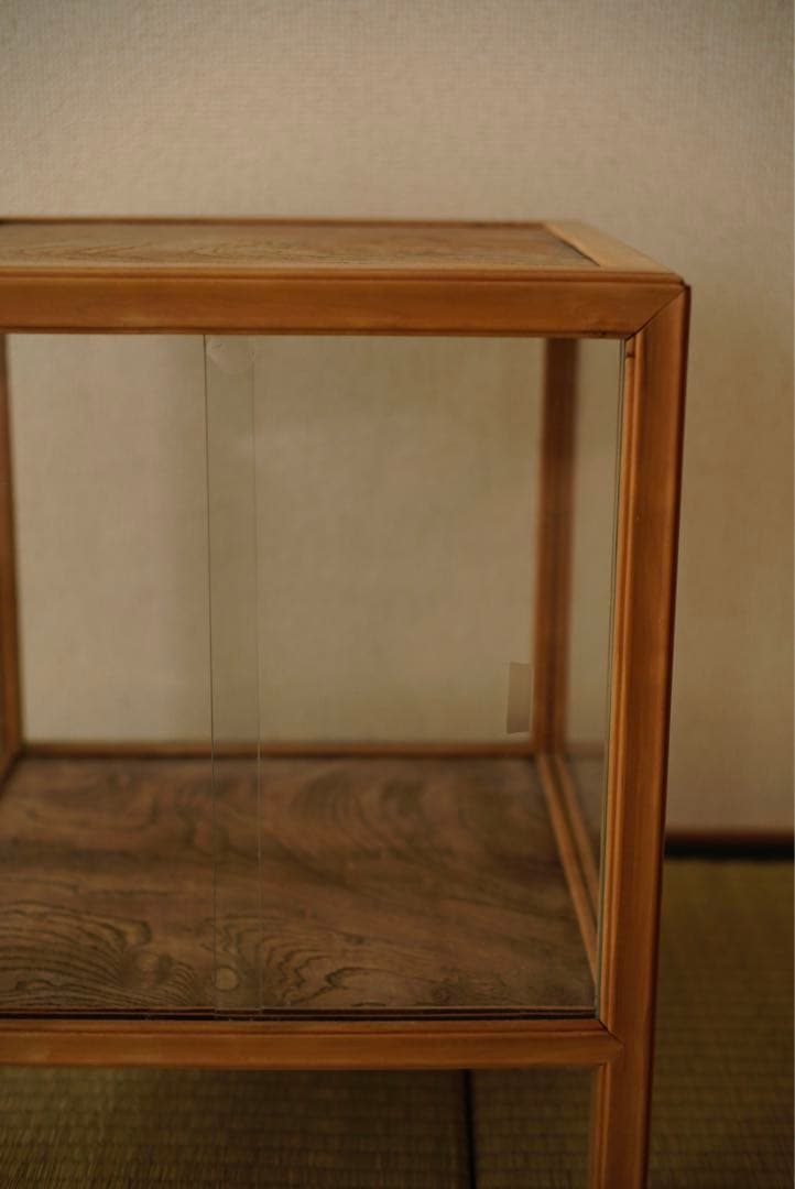 アンティーク　ガラスショーケース