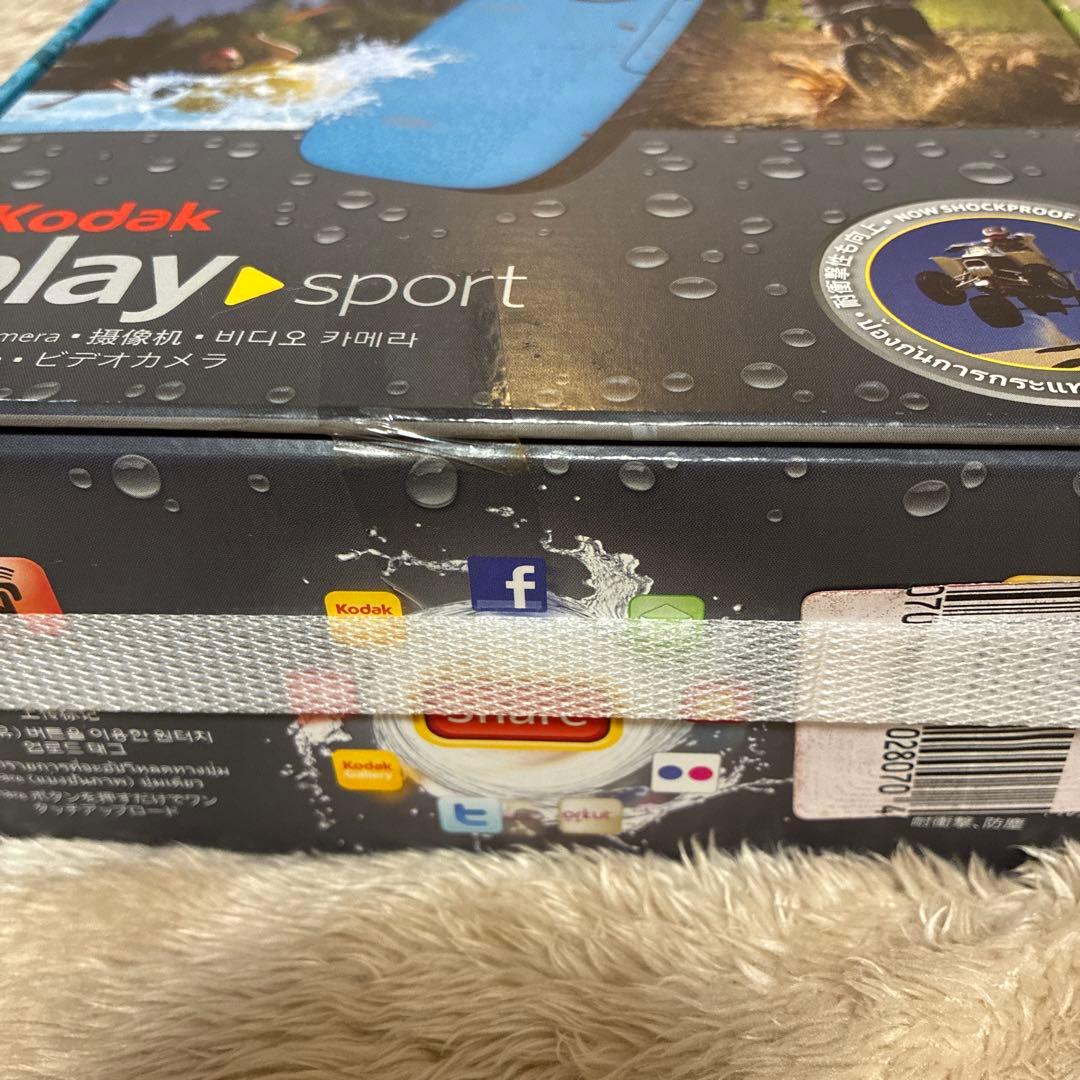未使用　Kodak PlaySport 防水ビデオカメラ ブラック　　GM139