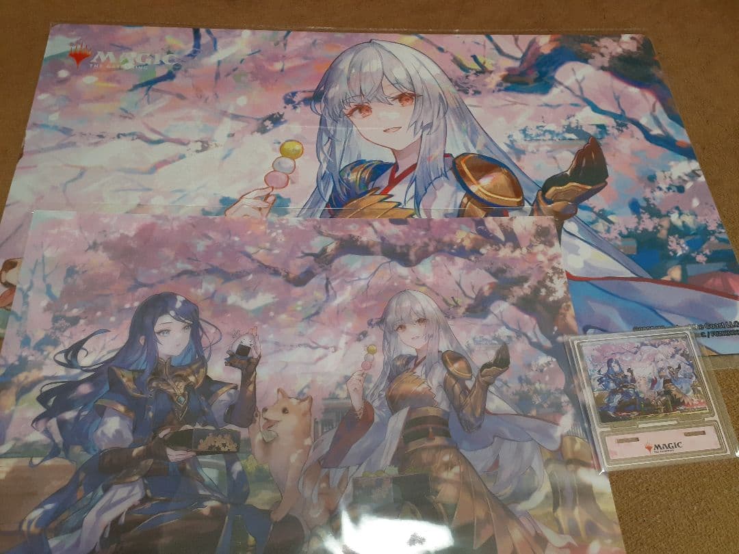 mtg 放浪皇お花見キャンペーン　プレイマット　放浪皇　+おまけ