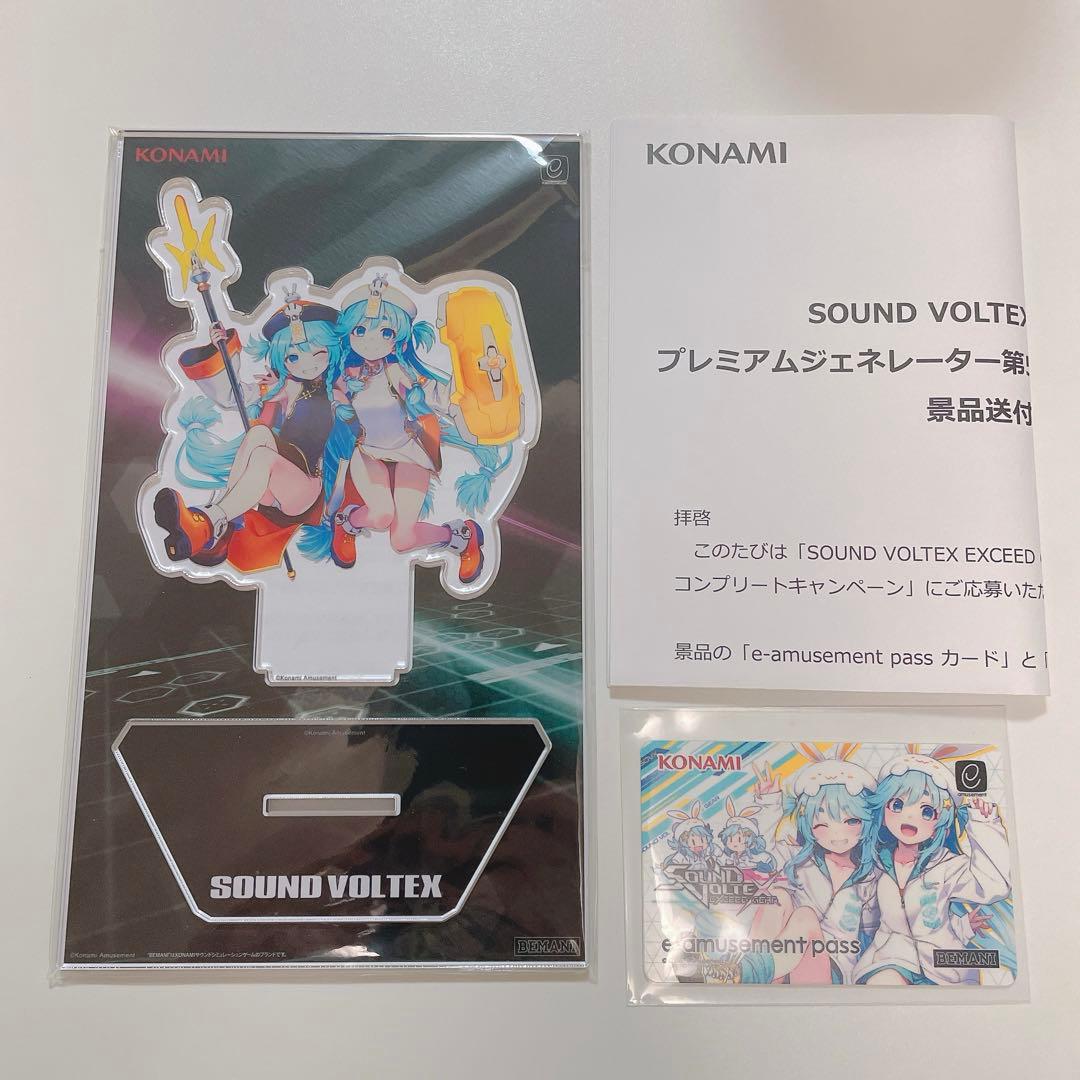 SDVX ニアノア アクリルスタンド＆e-amusement pass