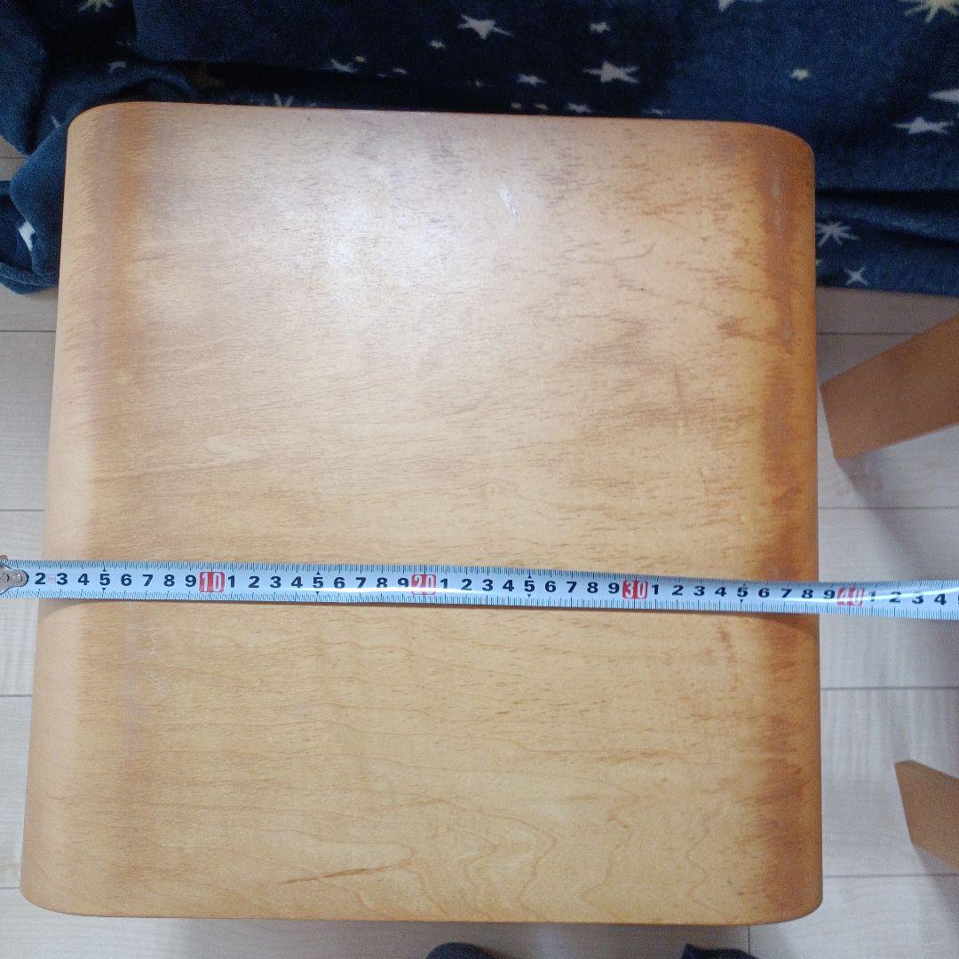 むう　曲木　重なるテーブル、ベンチセット