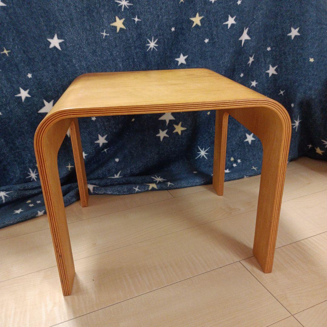 むう　曲木　重なるテーブル、ベンチセット