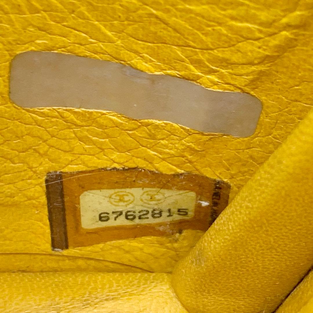 希少 CHANEL ケース ココマーク ハラコ レザー キーリング