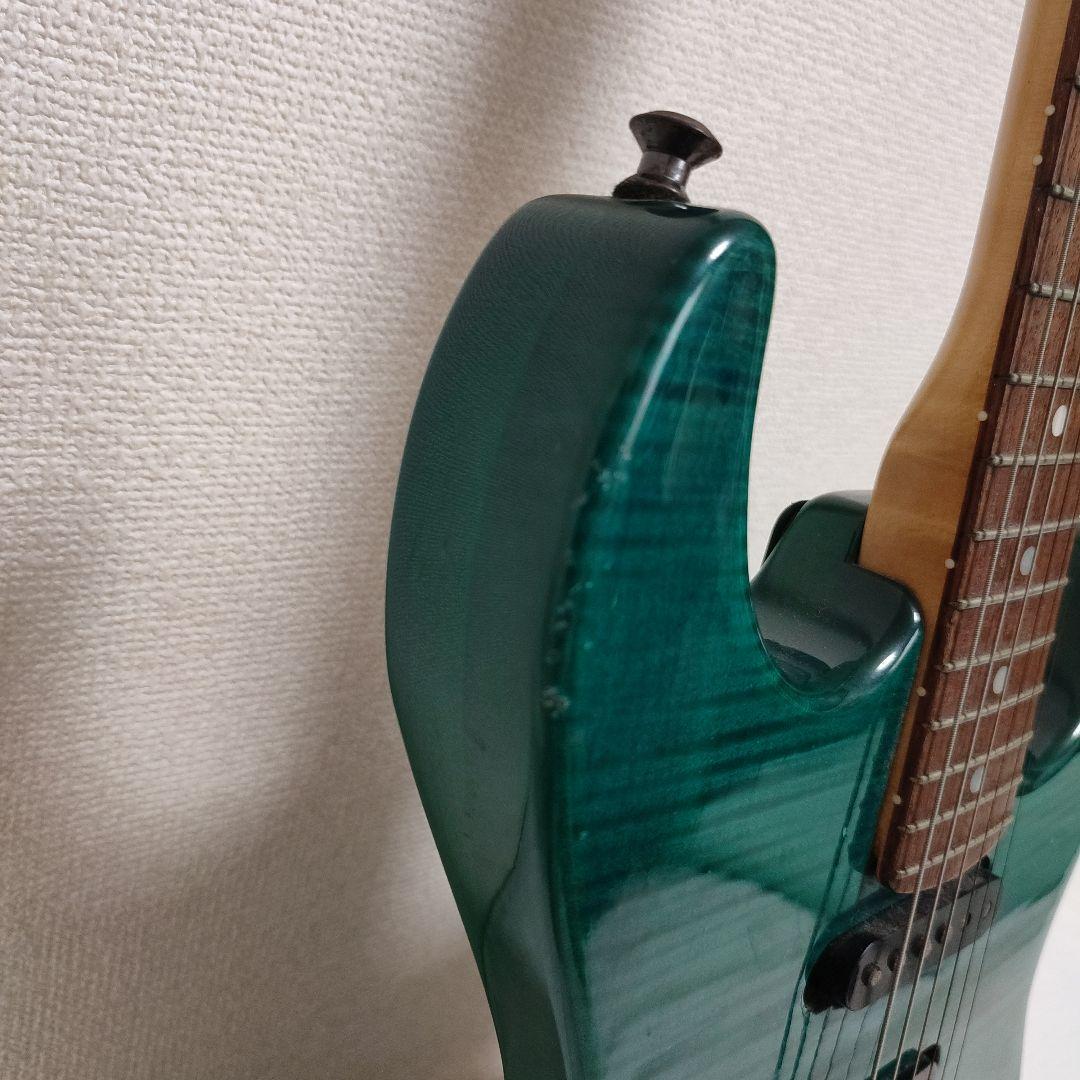 AIRCRAFT グリーンエレキギター　ジャンク