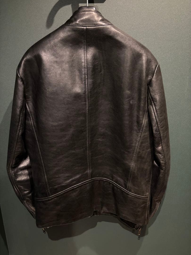 m*u様 2011aw メゾンマルタンマルジェラ　ハの字ライダース 5zipライ