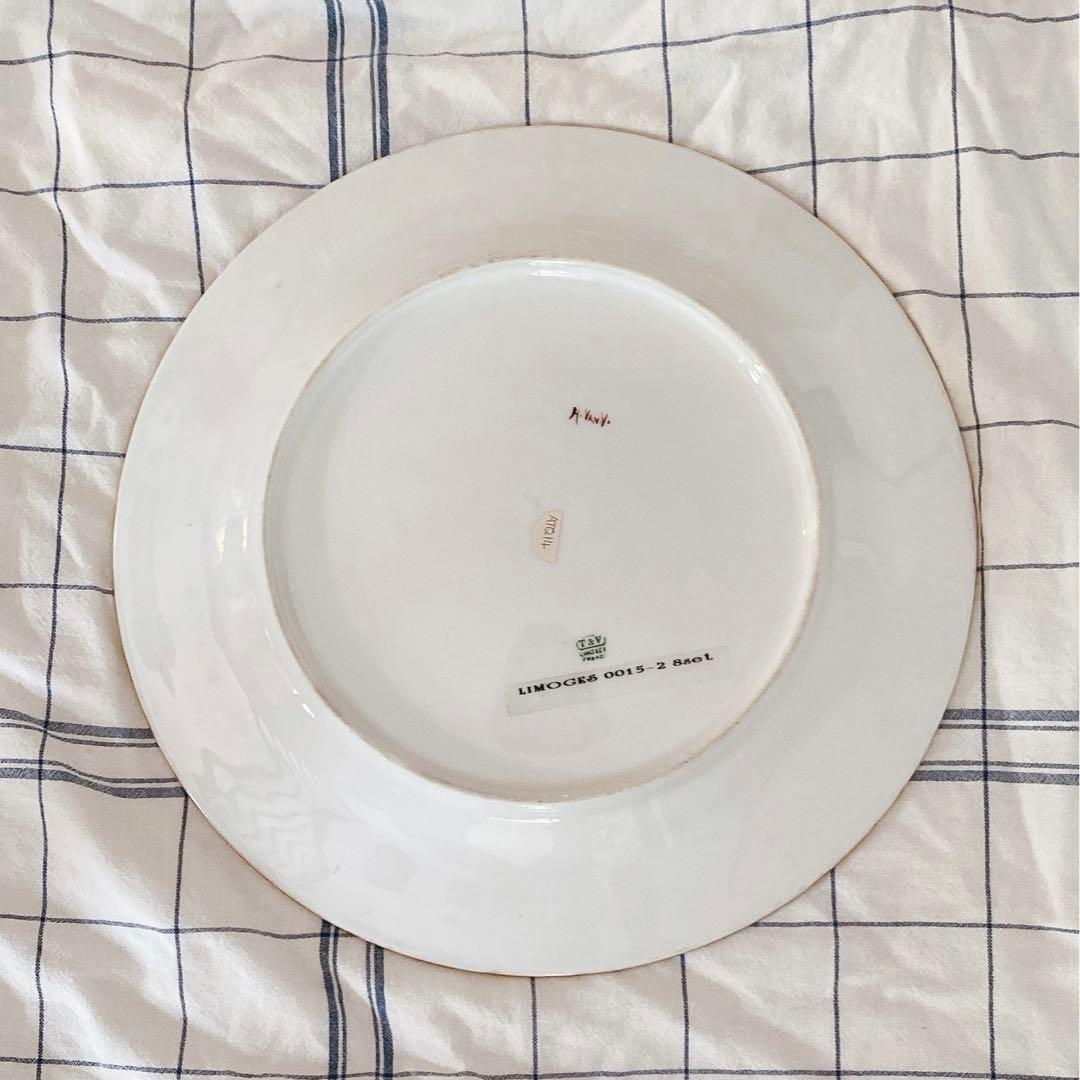 リモージュ　プレート　フランスアンティーク　　金彩　セーブル陶器