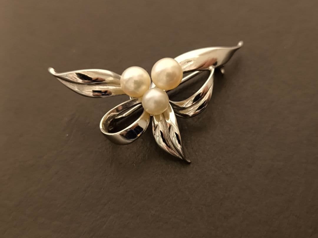 MIKIMOTO ミキモト アコヤ パール ブローチ