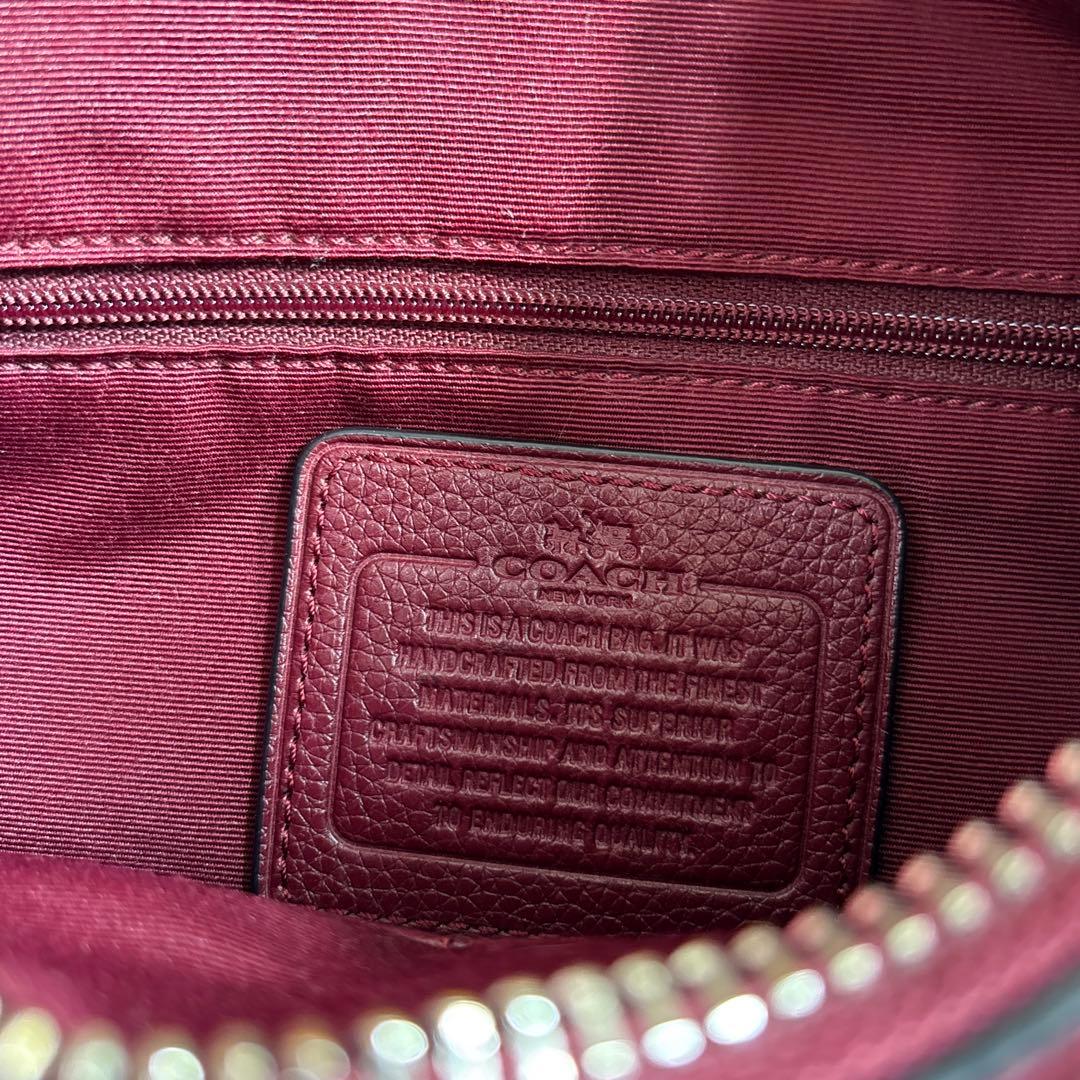 miiコーチ ショルダー バッグ レザー2way ワンショルダー 肩掛け