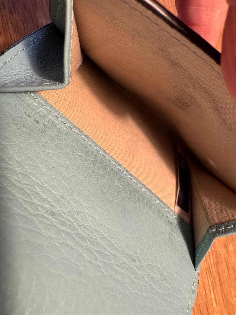 Chloé 三つ折り財布 ライトブルー