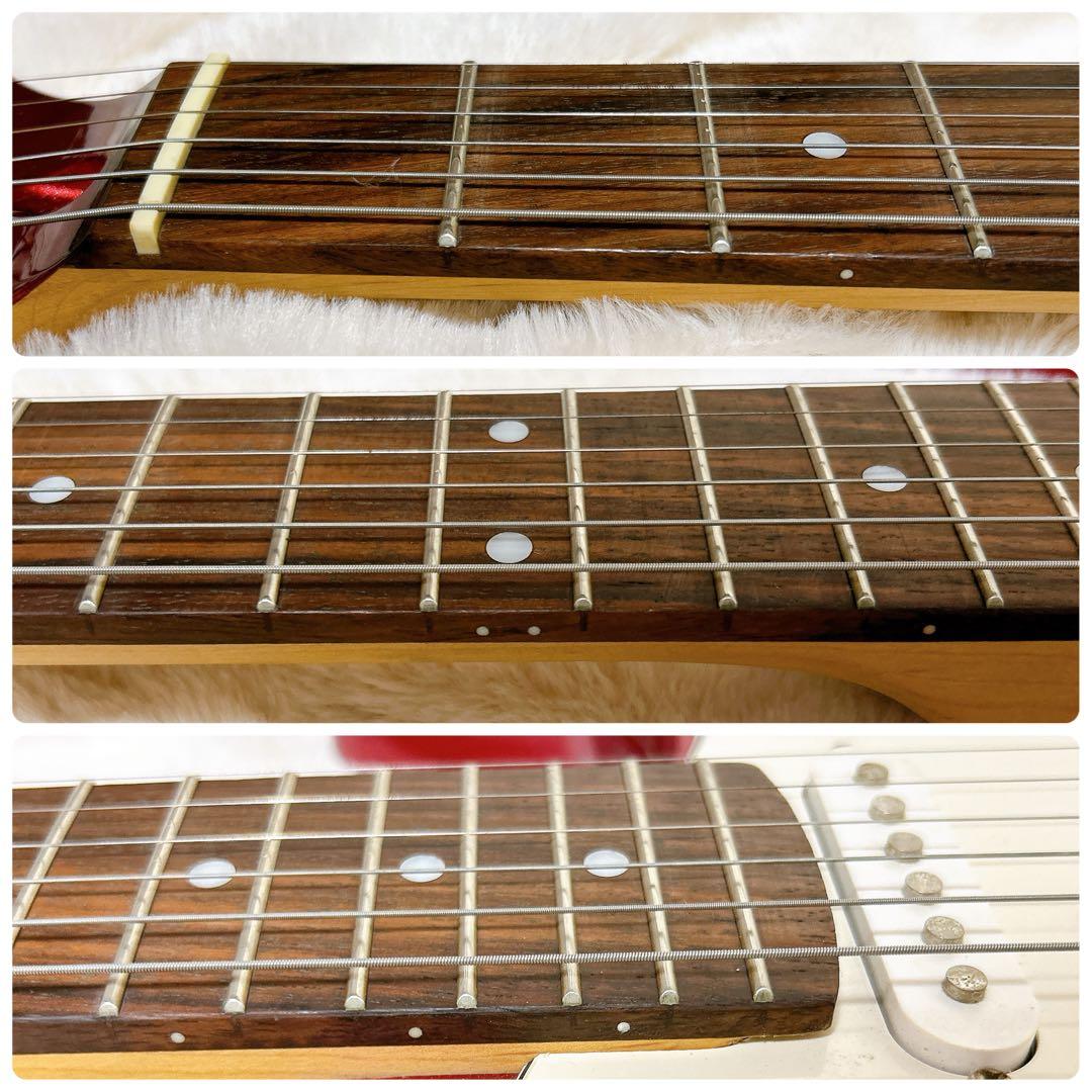 Photogenic 初心者向けギター ストラトキャスター レッド